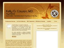 Tablet Screenshot of kellycowanmd.com